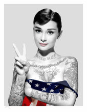 Load image into Gallery viewer, Dirty Hans Audrey Stateside Canvas edition, Audrey Hepburn