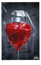 Load image into Gallery viewer, Sage Barnes Heart Grenade