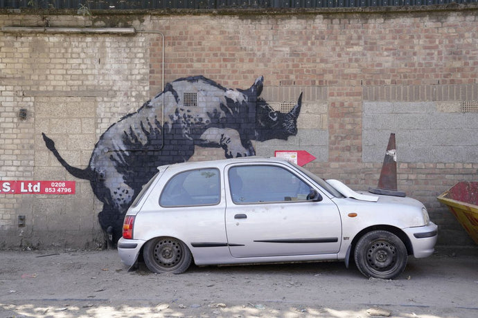 Banksy strikes again with his animal street art dotted around London