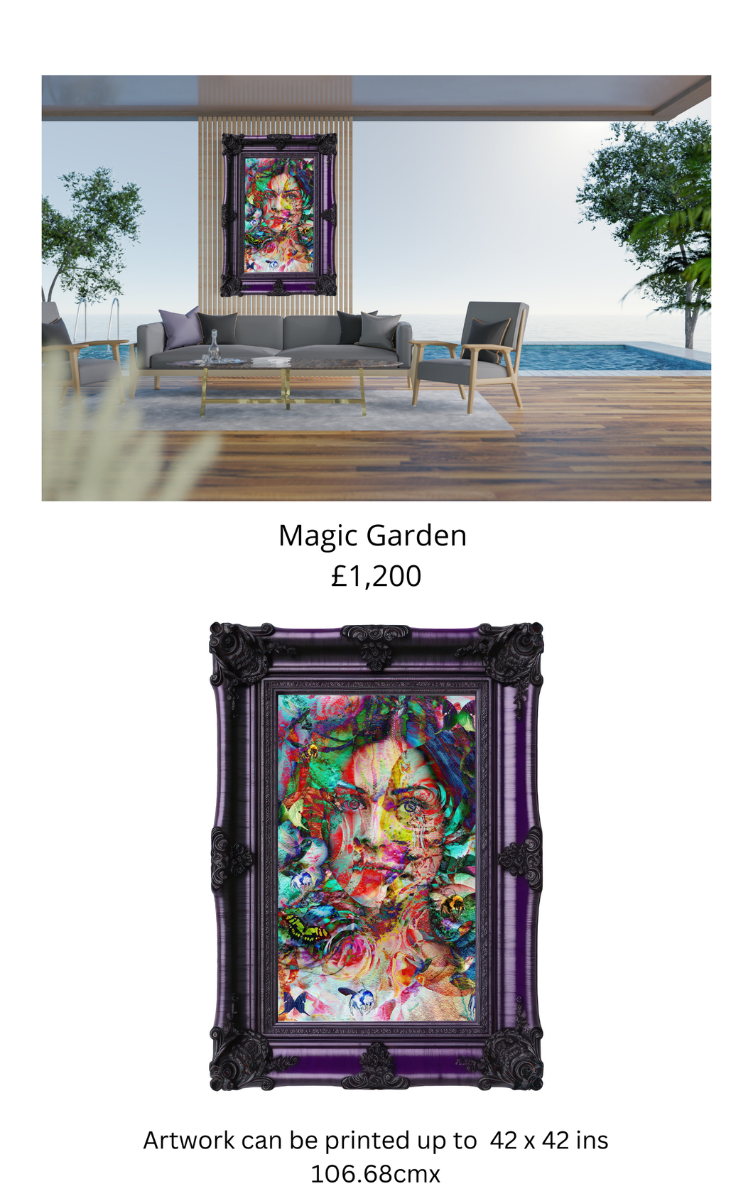 Magic garden outside art - Chloe Rox Art Prints -  - UK Art