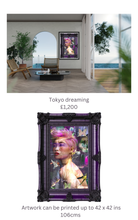 Load image into Gallery viewer, Toko dreaming outside art - Chloe Rox Art Prints -  - UK Art
