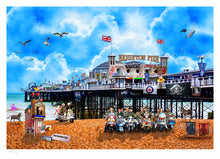 Load image into Gallery viewer, Dirty Hans Pop Goes Brighton - Chloe Rox Design - Digital print - UK Art
