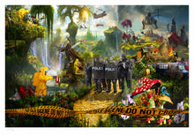 Load image into Gallery viewer, Dirty Hans &quot;Fairytale Riot&quot; - Chloe Rox Design - Digital print - UK Art
