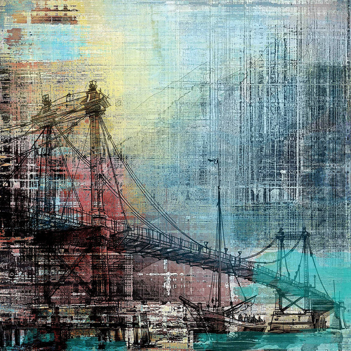 Harbour life - Chloe Rox Design - Digital print - UK Art