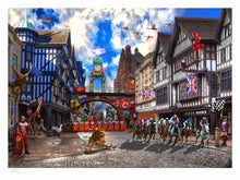 Load image into Gallery viewer, Dirty Hans Pop goes Chester - Chloe Rox Design - Digital print - UK Art
