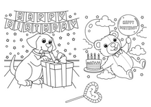 Load image into Gallery viewer, Birthday colouring sheets
