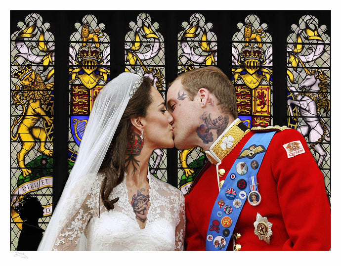 Dirty Hans Wills & Kate - Chloe Rox Design - Digital print - UK Art