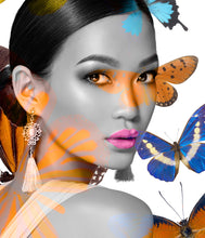 Load image into Gallery viewer, Oriental girl - Chloe Rox Design - Digital print - UK Art
