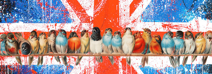 The gathering 1 (Union Jack) - Chloe Rox Design - Digital print - UK Art