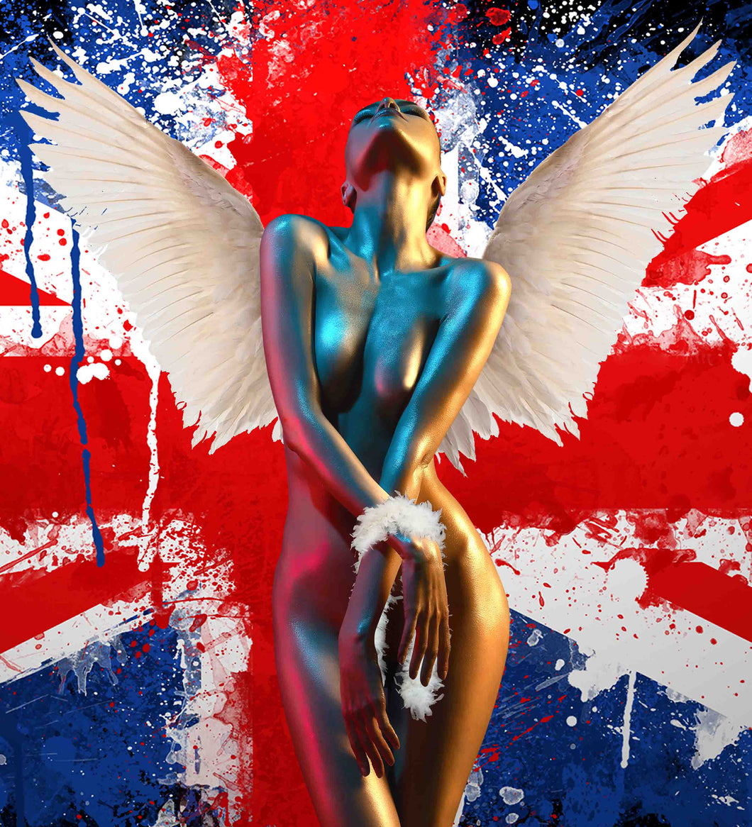 HIGH JACK 1 Union Jack - Chloe Rox Design - Digital print - UK Art