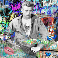 Load image into Gallery viewer, James Dean - Chloe Rox Design - Digital print - UK Art
