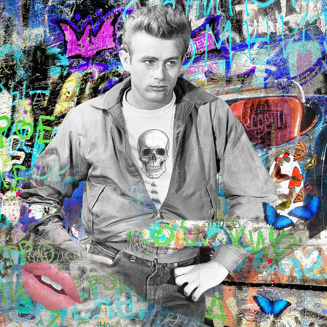 James Dean - Chloe Rox Design - Digital print - UK Art