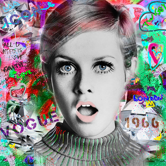 TWIGGY - Chloe Rox Design - Digital print - UK Art